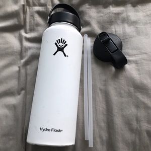 White hydro flask